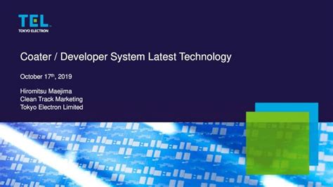 Coater / Developer System Latest Technology .